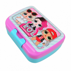 Контейнер для еды YES "LOL Sweety", 450мл, с ложкой и вилкой