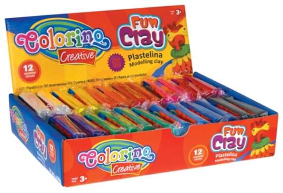 Фото - Дісплей з пластеліном 12 кол., 24 шт COLORINO 28826 Фото - Дісплей з пластеліном 12 кол., 24 шт COLORINO 28826