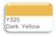 Скетч-маркер двосторонній Y325 - DARK YELLOW