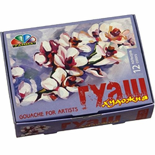 Фото - Фарба художня 12кол*20мл.(ящ.12) Гамма укр. 20397 Фото - Фарба художня 12кол*20мл.(ящ.12) Гамма укр. 20397