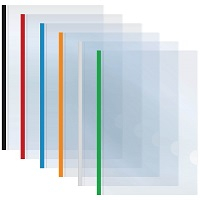 Фото - Папка швидкозшивач з притискною планкою, 10мм, асорті (уп.5) 31838 Фото - Папка швидкозшивач з притискною планкою, 10мм, асорті (уп.5) 31838