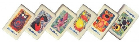 Фото - Гумка прямокут. біл. 'Пташка' 'TM MILAN' 3,9*2,3*0,9см (уп.36)CNM436A-2 8295 Фото - Гумка прямокут. біл. 'Пташка' 'TM MILAN' 3,9*2,3*0,9см (уп.36)CNM436A-2 8295