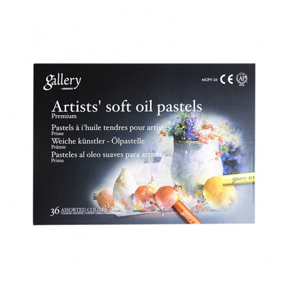 Фото - Пастель олійна м'яка проф., 36кол., MOPV-36, MUNGYO 15419