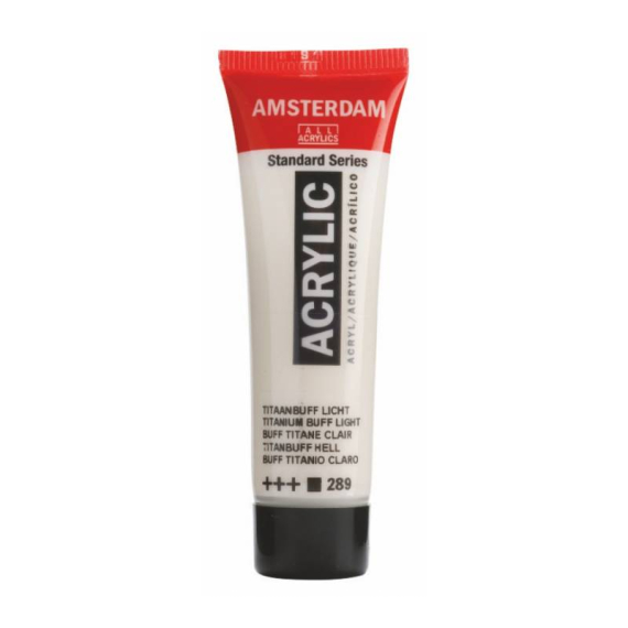 Фото - Фарба акрилова AMSTERDAM, (289) Титановий буф світлий, 120 мл, Royal Talens 48570 Фото - Фарба акрилова AMSTERDAM, (289) Титановий буф світлий, 120 мл, Royal Talens 48570