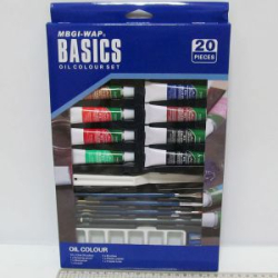 Фото - Набор 'Basics': краски масл. 12цв*12мл+кисти+палитра+мастихин+каранд.+точил.+ластик WBDO1220 21137 Фото - Набор 'Basics': краски масл. 12цв*12мл+кисти+палитра+мастихин+каранд.+точил.+ластик WBDO1220 21137