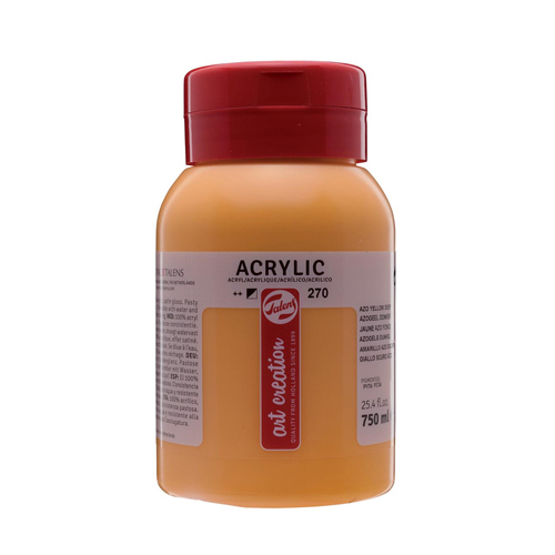 Фото - Фарба акрилова Talens Art Creation (270) AZO Жовтий темний, 750 мл, Royal Talens 49691