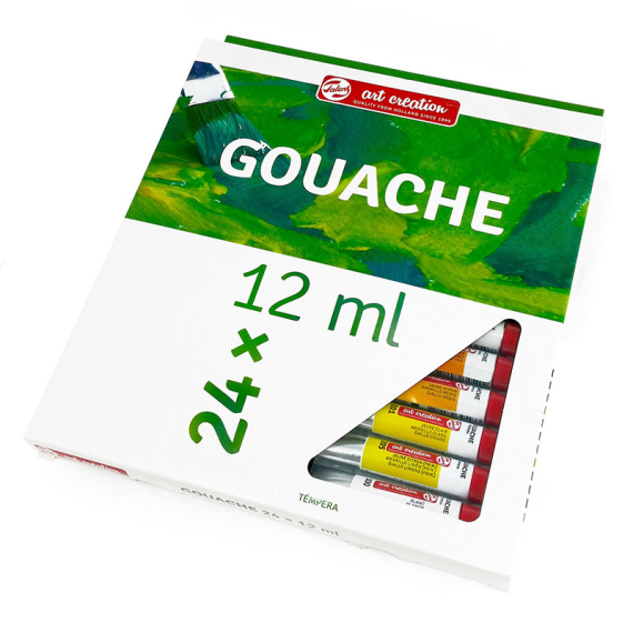 Фото - Набір гуашевих фарб, ArtCreation, 24*12 мл, Royal Talens 47202
