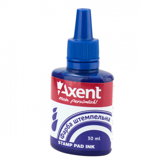 Фото - Фарба штемпельна, 30 мл., синя (уп.12) 45637 Фото - Фарба штемпельна, 30 мл., синя (уп.12) 45637