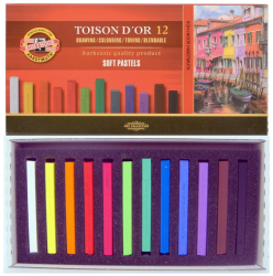 Крейда-пастель суха TOISON D'OR, 12 кол.