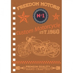 Фото - Зошит В6/144 пл.обкл. МОТО СВОБОДА  YES 31281