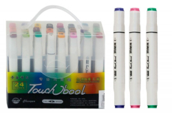 Набір скетч маркерів 24 шт в ПВХ чохлі