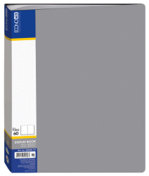 Фото - Папка з файлами, А4, 60ф, PP 800мкн, сір., 06504, SOZ 41001