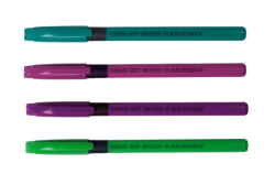 Ручка масляна SONATA GRIP, 0,5 мм, гум. грип, тригр. корпус, синя (уп.12)