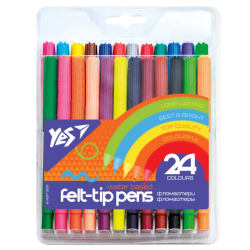 Фото - Фломастери  YES 24 кольори Erudite 62947