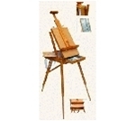 Этюдник с дер. ножк.Тип франц., Бук, с алюм.лотком, (13135) DKART & CRAFT