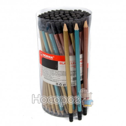 Олів.граф., НВ,з ластиком, металік,(уп.100шт.в тубі), кол.в асорт.,401,NORMA