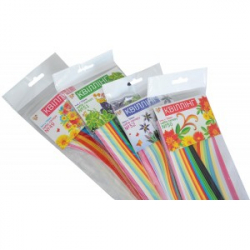 Наб.№52 бумага для квиллинга, 12 цветов, 10мм*75см,120г/м2,144 шт./уп.