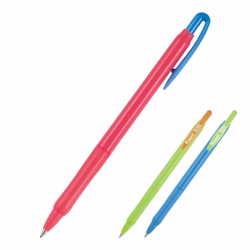 Фото - Ручка кулькова автом. Tropic, синя (уп.12) 30948