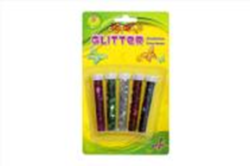 Набір глитер-фігурок асорті на планшеті, 5 штук 120шт/уп