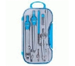 Фото - Готовальня COLLEGE 9 предметов, голубая 9187