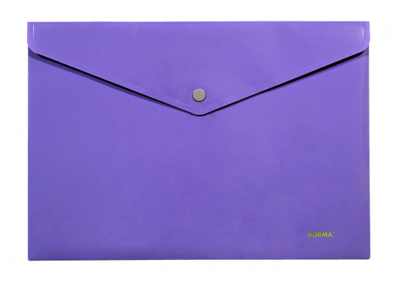 Фото - Папка з кнопкою, непрозор., А4, PР, фіолет., 5017, NORMA 44637