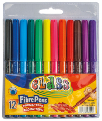 Фото - Фломастери, 12 кол., діам. - 8.8мм, 2312, CLASS (уп.12) 40653