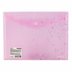 Фото - Папка на кнопці, А5+, Shine, рожева 47156 Фото - Папка на кнопці, А5+, Shine, рожева 47156
