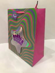 Фото - Пакет паперовий 26х32х12 см, диз. GB в асорт 59502