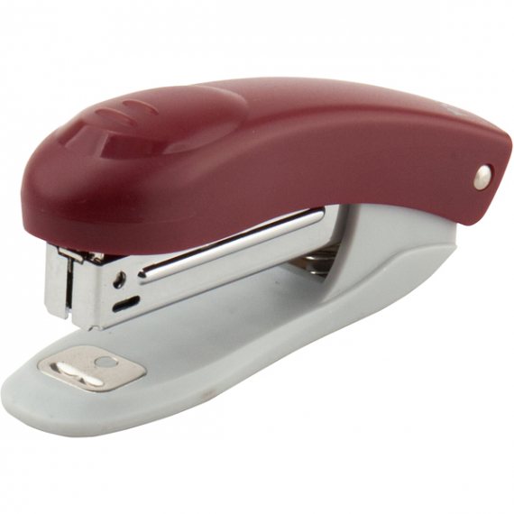 Фото - Степлер Welle-2 пласт., №10, 12 арк., червоний 36173