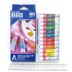 Фото - Фарби акрилові 'Basics' 12кол.*6мол EA1206C-1 34501 Фото - Фарби акрилові 'Basics' 12кол.*6мол EA1206C-1 34501