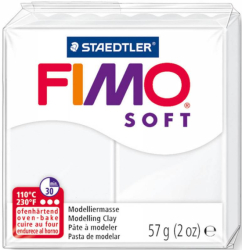 Пластика Soft, Біла, 57г, Fimo