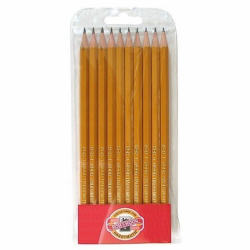 Фото - Олівець графітний 1570, H (полібег 10 шт) 30964