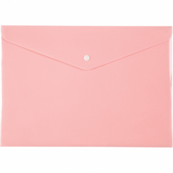 Папка на кнопці, А4, Pastelini, рожева
