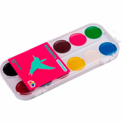 Акварель 12 кол., б/п, пластик, Захоплення