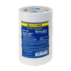 Фото - Клейка стрічка двостороння 24мм х 10м /(ст.6/ящ.36) за шт. 49532