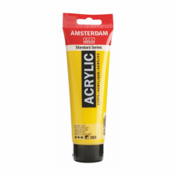 Фото - Фарба акрилова AMSTERDAM, (268) AZO Жовтий світлий, 120 мл, Royal Talens 48562