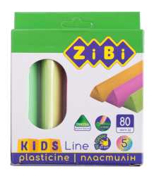 Фото - Пластилін 5 кольорів, неон, 80 г, KIDS Line 62470 Фото - Пластилін 5 кольорів, неон, 80 г, KIDS Line 62470