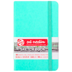 Фото - Блокнот для графіки Talens Art Creation 140г/м2, 13*21см, 80л., Fresh Mint, Royal Talens 58370
