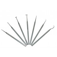 Фото - Набір стеків метал, в холдері 7шт/наб, (Стоматолог) DK11417 17439 Фото - Набір стеків метал, в холдері 7шт/наб, (Стоматолог) DK11417 17439