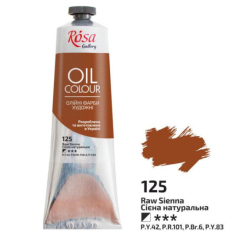 Фото - Фарба олійна, 100мл, Сієна натуральна, ROSA Gallery 40905 Фото - Фарба олійна, 100мл, Сієна натуральна, ROSA Gallery 40905