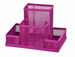 Прибор настільний 150x100x100мм металевий, рожевий, KIDS Line (уп.12)