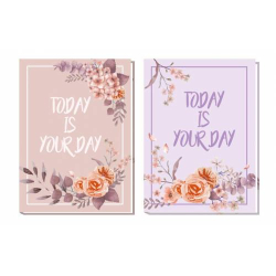 Зошит А5 (210*148мм), інтегральна (м&#039;ягка) палітурка, 120 аркушів, клітинка. УФ лак. Дизайн &quot;Your da