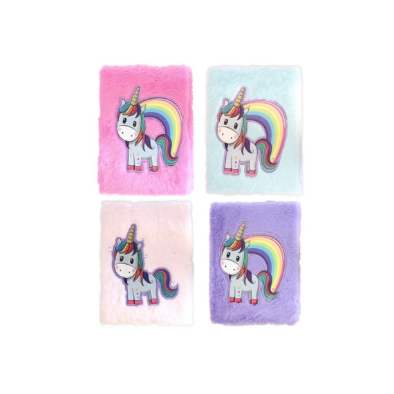 Фото - Блокнот хутряний А5 одноріг, 80 аркушів 50156 Фото - Блокнот хутряний А5 одноріг, 80 аркушів 50156