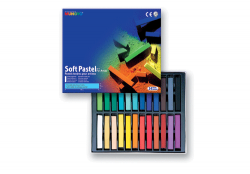 Фото - Пастель суха, проф., м'яка, 24 кол., квадр., MP-24, MUNGYO 15426