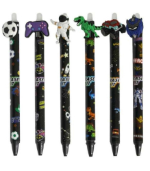 Фото - Ручка гелева пиши-стирай Автоматична 0,5мм синя Best games 36шт/уп. 63750