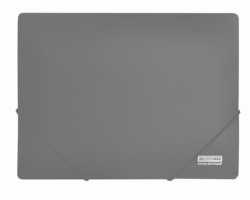 Фото - Папка пласт. А4 на гумках, JOBMAX, сірий 49923