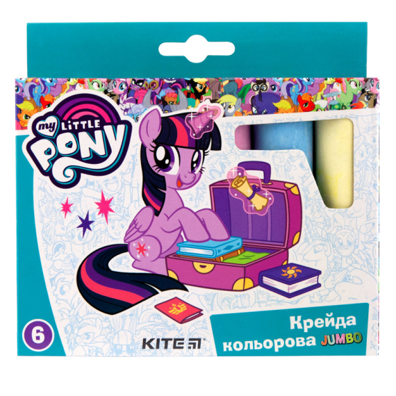 Фото - Крейда кольорова Jumbo, 6 кол. LP 51944