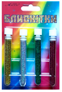 Фото - Блискітки НАБіР 3 2гр. 4шт. ГОЛогр.- зол+срібло+зел+черв. А-972 1/12 35699 Фото - Блискітки НАБіР 3 2гр. 4шт. ГОЛогр.- зол+срібло+зел+черв. А-972 1/12 35699