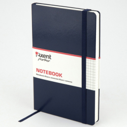 Книга записна Partner Pro, 130*210, 112арк, кл, синя
