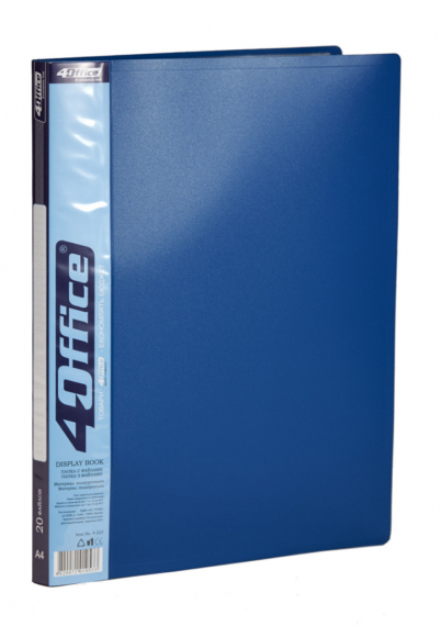 Фото - Папка з файлами, А4, 20ф,PP, 4-223, 4OFFICE Ec.L. 1511 Фото - Папка з файлами, А4, 20ф,PP, 4-223, 4OFFICE Ec.L. 1511